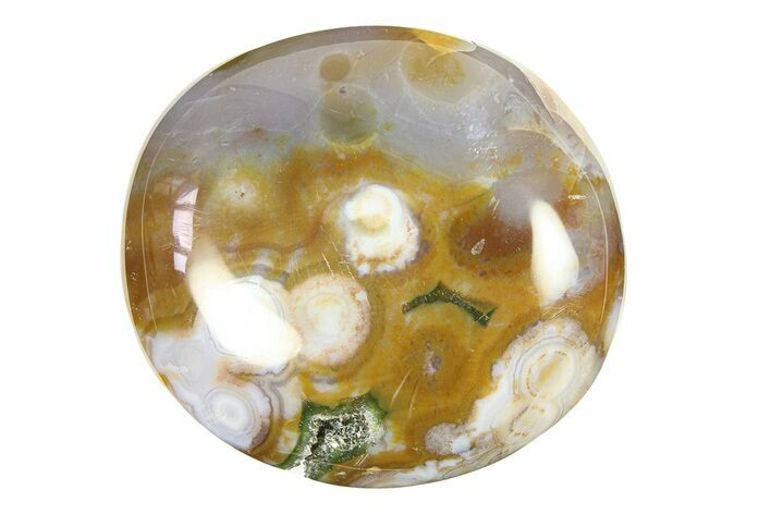 Polished Ocean Jasper Stone - New Deposit #297223